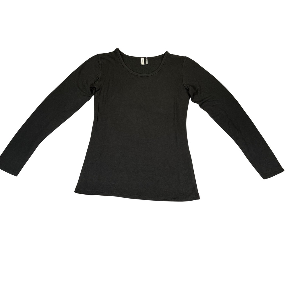 Legacy‎ XS Black Long Sleeve Top Stretch Lightweight Basic Minimalist